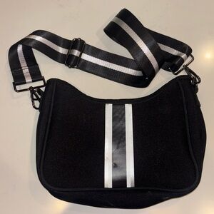 Haute shore black white and grey purse